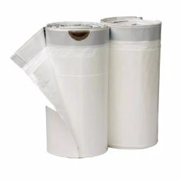 HDX 18 Gallon White Kitchen and Compactor Drawstring Trash Bags, 60-Count thumbnail 3