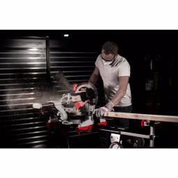 XtremepowerUS 12 in. 15 Amp 4,000 RPM Corded Single-Bevel Sliding Compound Miter Saw thumbnail 2
