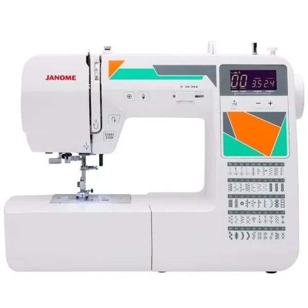 Janome MOD-50 Computerized Sewing Machine with 50 Stitches and 3 One-Step Buttonholes