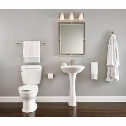 Pfister Venturi 18 in. Single Towel Bar in Spot Defense Brushed Nickel thumbnail 6