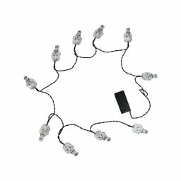 Northlight LED Halloween String Lights Set - Skull, Spider, and Jack-o-Lantern Novelty Lights (90 Count) thumbnail 3