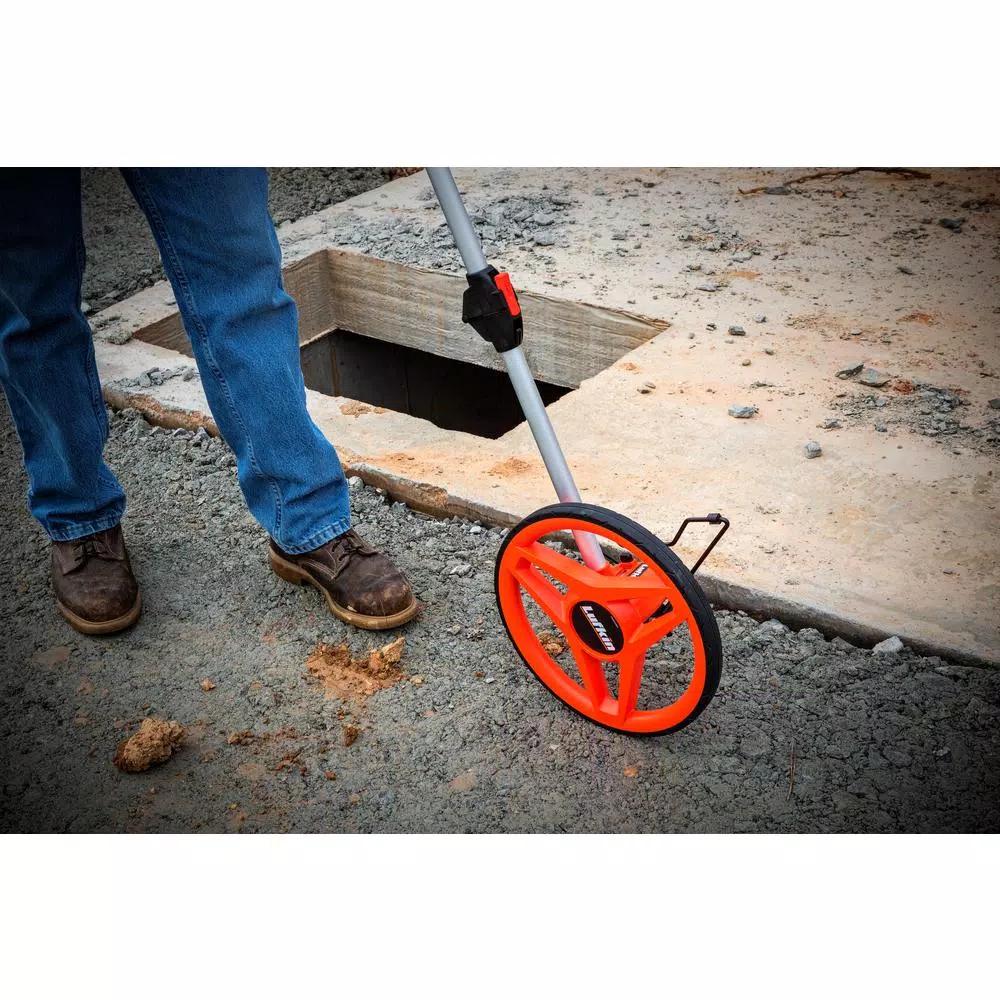 Lufkin 12 in. Professional Measuring Wheel with Rubber Tire and Analog Counter