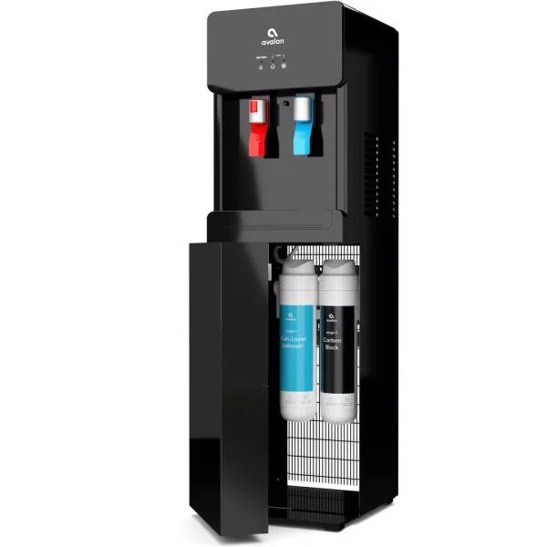 Avalon Self-Cleaning Bottleless Water Cooler Dispenser with Hot/Cold Water, Black