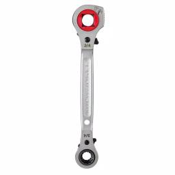 Milwaukee Lineman's 5-in-1 Ratcheting Wrench with Milled Strike Face thumbnail 4