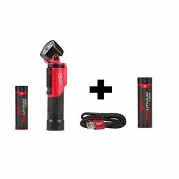 Milwaukee 500 Lumen LED Pivoting Rechargeable Flashlight with 2 REDLITHIUM USB Batteries thumbnail 1