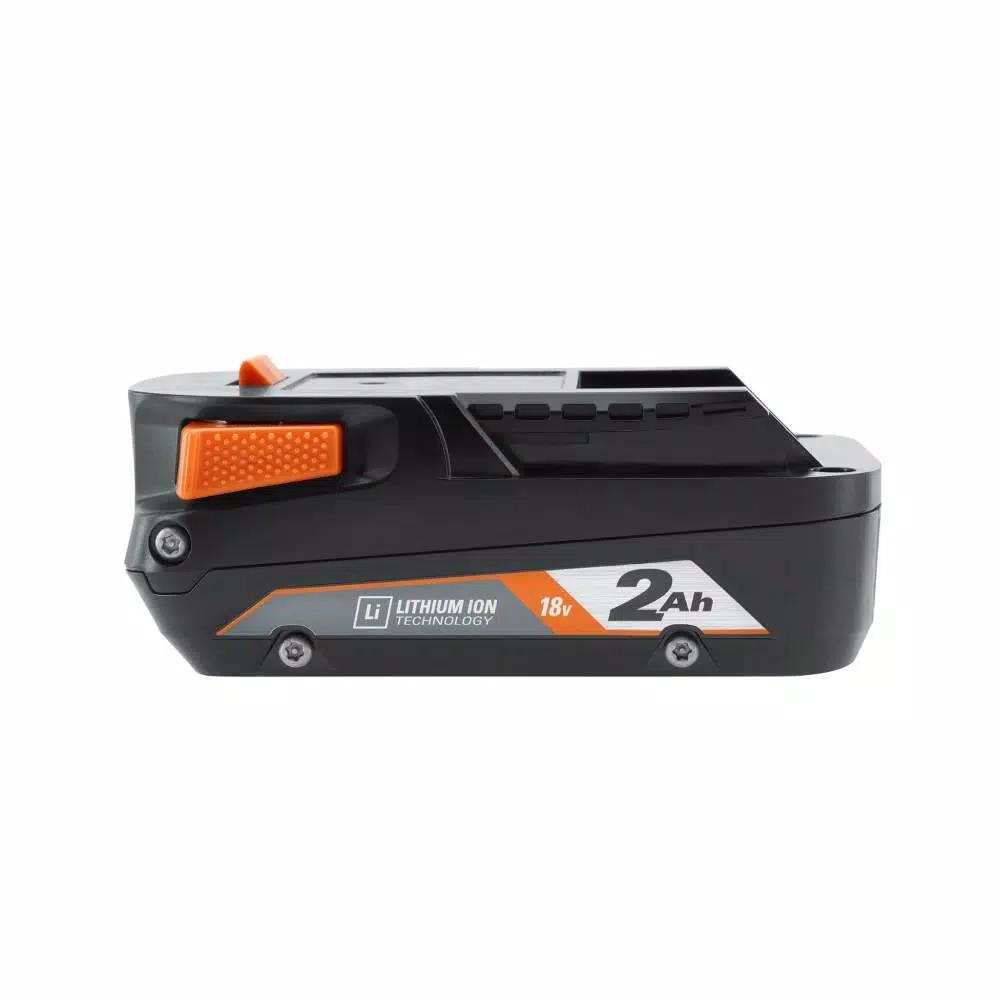 RIDGID 18V 2.0 Ah Compact Lithium-Ion Battery 2-Pack