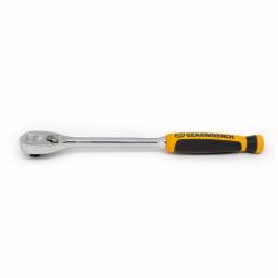 GEARWRENCH 1/4 in. Drive 90 Tooth Teardrop Ratchet, 8 in. L, Dual Material Handle thumbnail 2