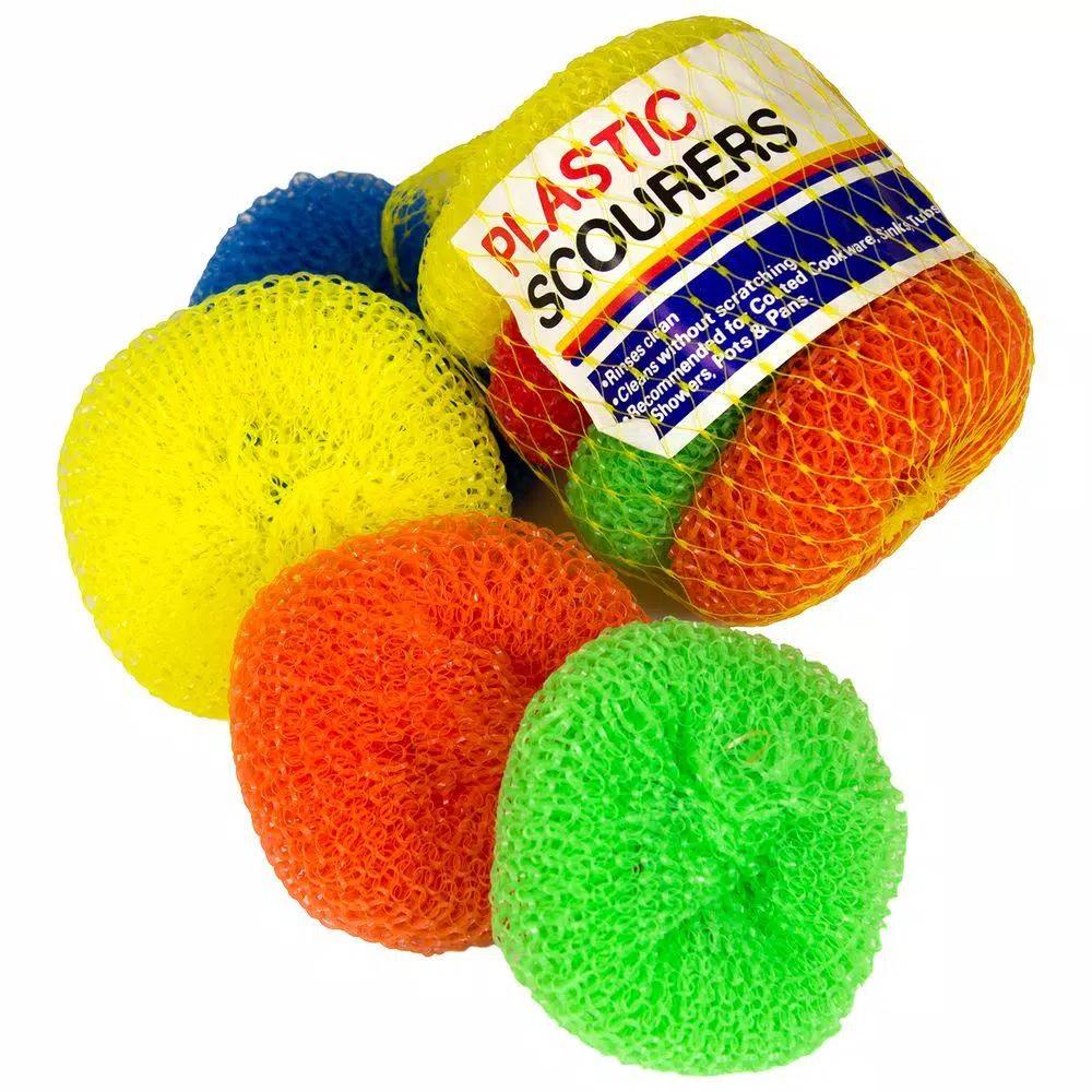 Ti-Dee American Ti-Dee Poly Mesh Pot Scrubbers, Non-Scratch Scouring Pads (24-Pack)
