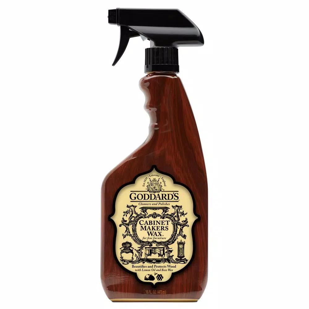 Goddard's Cabinet Makers Spray Wax, Lemon Oil & Beeswax, 16 oz