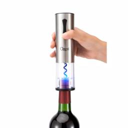 Ozeri Travel Series USB Rechargeable Electric Wine Opener, Cordless with Transparent Shell thumbnail 7