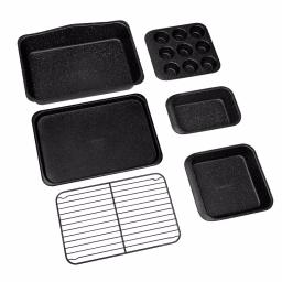 GRANITESTONE Stack Master 6-Piece Mineral and Diamond Infused Non-Stick Stackable Bakeware Set thumbnail 1