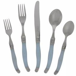 French Home Laguiole 20-Piece Stainless Steel Flatware Set, Ice Blue, Service for 4 thumbnail 1