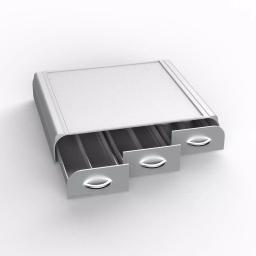 Mind Reader 36 Capacity Single Serve Coffee Pod Holder Drawer, Silver - Compatible with Keurig, Dolce Gusto, CBTL & Verismo thumbnail 4