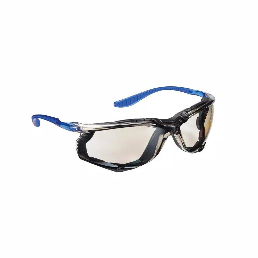 3M Performance Eyewear Foam-Gasket Safety Glasses with Mirrored Anti-Fog Lenses (6-Pack)