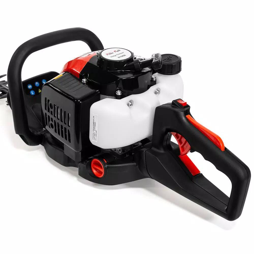 XtremepowerUS 24 in. Gas Powered 2-Stroke Hedge Trimmer, 26 cc Engine