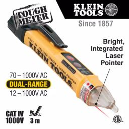 Klein Tools 2-Piece Conduit Level and Non-Contact Voltage Tester Set with Laser Pointer thumbnail 2