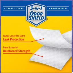 Glad 13 Gallon Tall Kitchen Trash Bags with Febreze Mediterranean Lavender OdorShield, Drawstring, 40-Count thumbnail 5