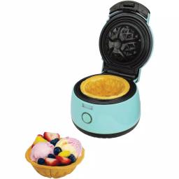 Brentwood Appliances TS-1401BL Waffle Bowl Maker, 5 inch Non-Stick Dessert & Taco Bowl Maker, Blue thumbnail 6