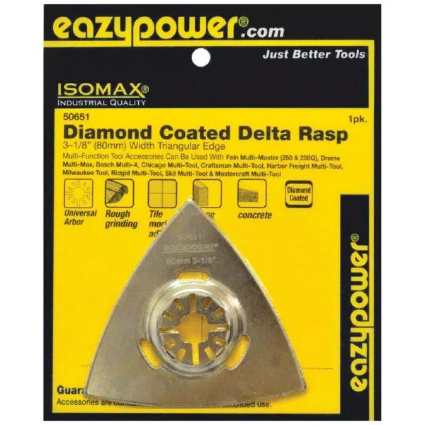 Eazypower 80 mm Diamond Coated Delta Rasp for Oscillating Multi-Tools