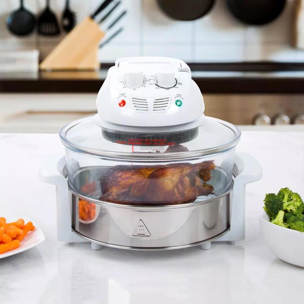 Classic Cuisine Halogen Tabletop Oven with 17 Qt Capacity and 1200W Power