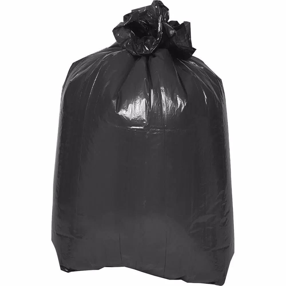 Special Buy 47 in. x 43 in. 1.5 Mil 2-Ply Black Trash Bags, 56 Gallon, 100 Count