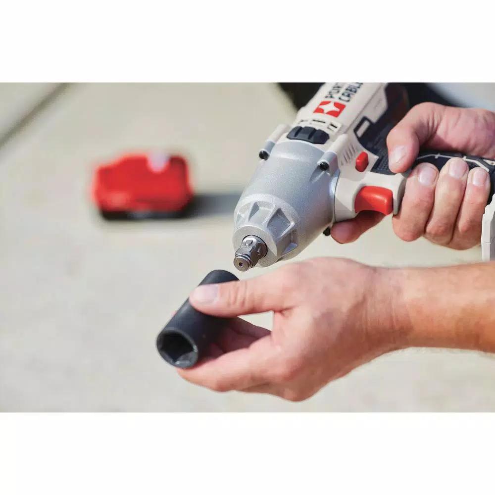 Porter-Cable 20V MAX Cordless 1/2 in. Hog Ring Impact Wrench with 4.0 Ah Lithium-Ion Battery