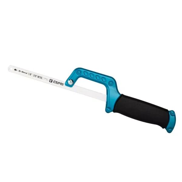 Capri Tools 12 in. Mini Hacksaw with Ergonomic Soft Handle and Bi-Metal Blade