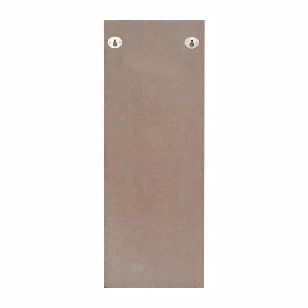 Kate and Laurel Oakly Rustic Brown Wood and Metal Candle Sconce