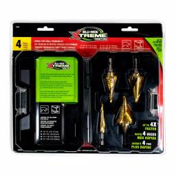 BLU-MOL Disston Blu-Mol Xtreme M35 Cobalt Spiral Step Drill Bit Kit, 4-Piece Set thumbnail 3