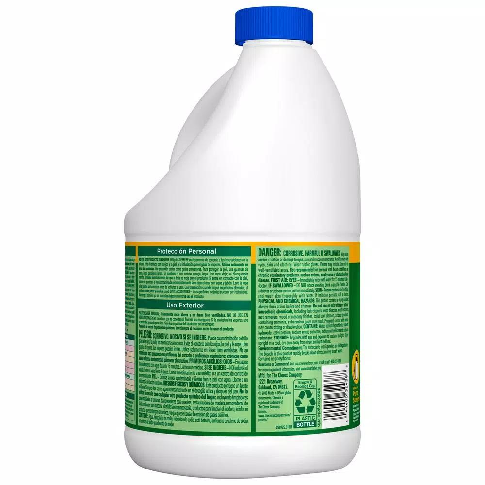 Clorox Outdoor Concentrated Liquid Bleach Cleaner, 81 oz