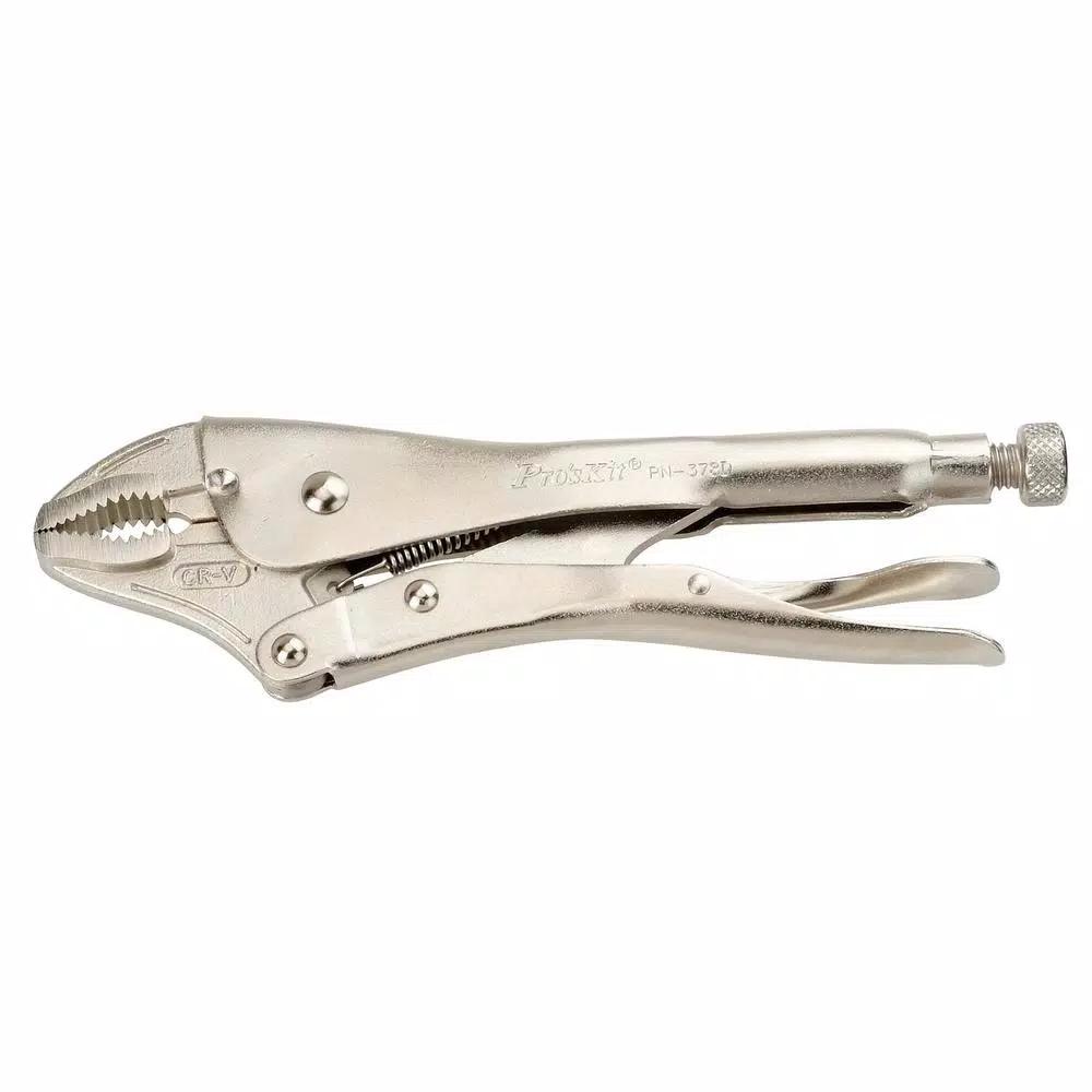 Pro'sKit 10 in. Adjustable Locking Pliers with Compound Action Non-Slip Lock