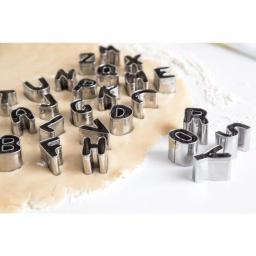 Fox Run 26-Piece Alphabet Cookie Cutter Set - Stainless Steel Letter Cutters thumbnail 3