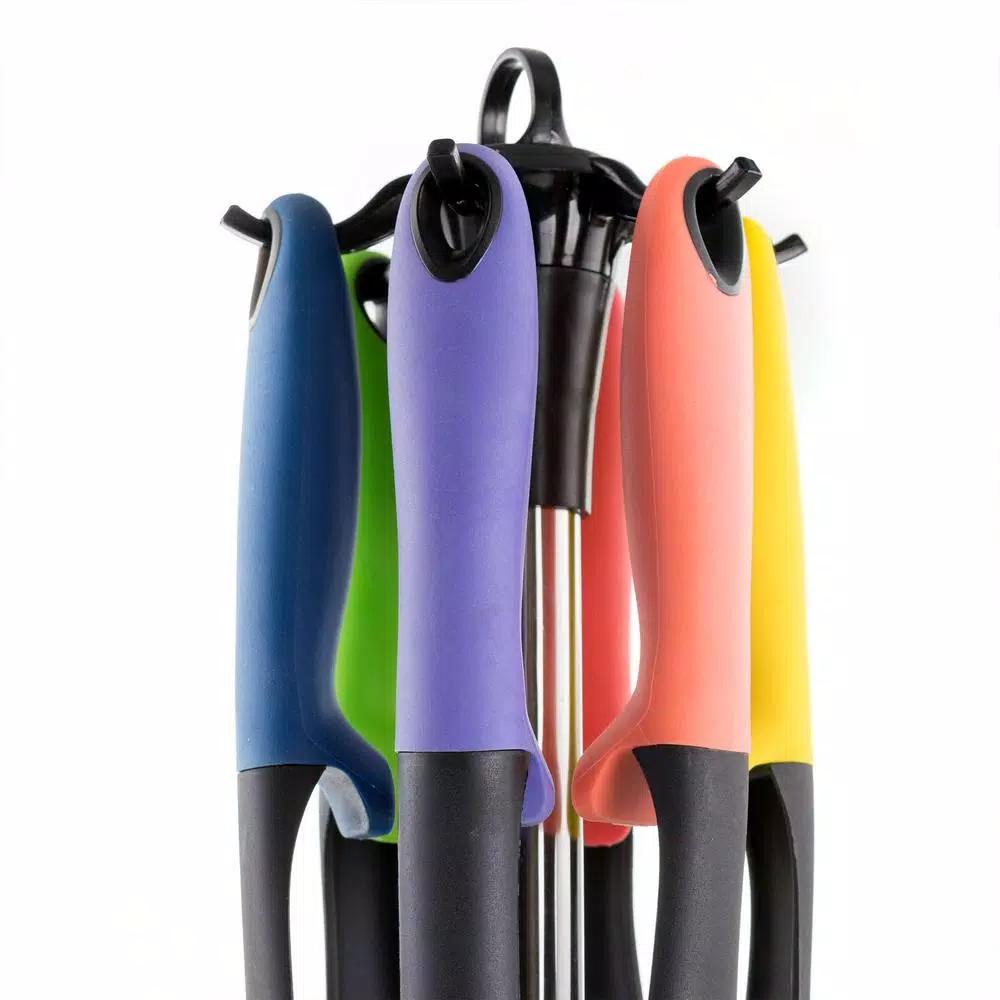 MegaChef 7-Piece Nylon Kitchen Utensil Set, Scratch-Resistant Cooking Tools