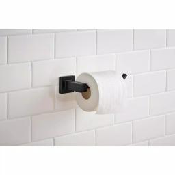 Glacier Bay Farrington Single-Post Toilet Paper Holder, Matte Black thumbnail 2