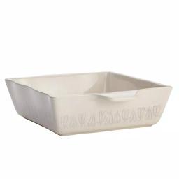 Ayesha Curry Home Collection 8 in. Square Ceramic Baker, French Vanilla thumbnail 4