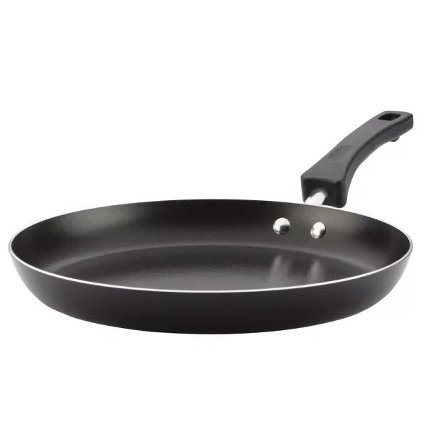Farberware Neat Nest 12 in. Aluminum Nonstick Skillet, Black