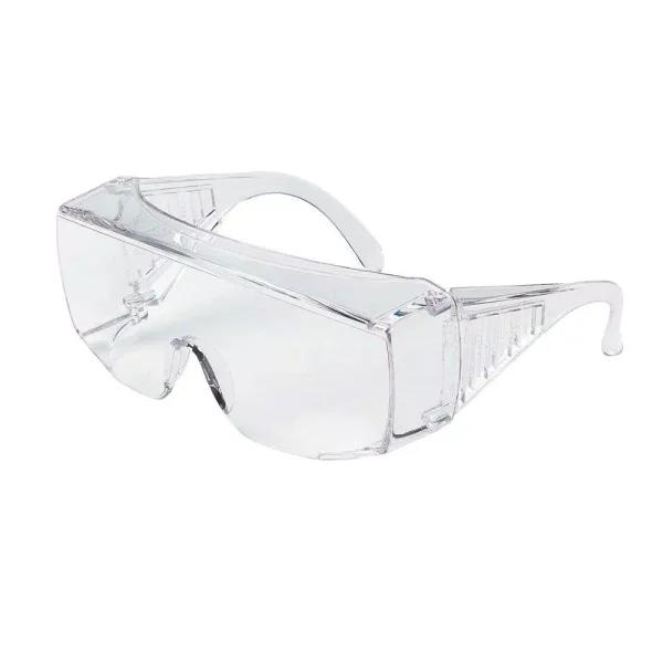 MCR Safety Yukon Safety Glass Clear Polycarbonate Wraparound Eye Protection with UV Protection