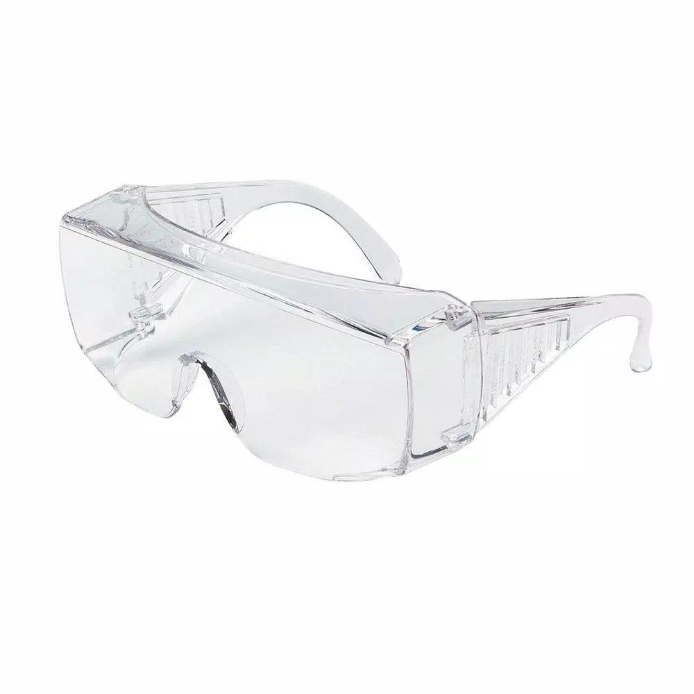 MCR Safety Yukon Safety Glass Clear Polycarbonate Wraparound Eye Protection with UV Protection