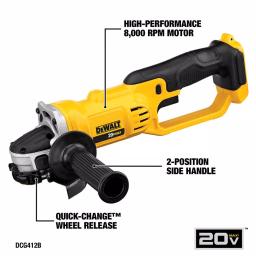 DEWALT 20V MAX Cordless 6-Tool Combo Kit with 3/8 in. Impact Wrench, 4.0Ah & 2.0Ah Batteries thumbnail 11