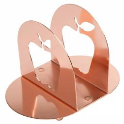Creative Home Copper Plated Metal Napkin Holder with Apple Laser Cut Design thumbnail 1
