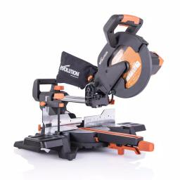 Evolution Power Tools Evolution R255SMS+ 10 in. 15 Amp Sliding Compound Miter Saw with Multi-Material Blade thumbnail 1