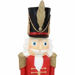 Sunnydaze Decor 37.5 in. Kristoff Nutcracker Soldier Christmas Sculpture (Set of 2) thumbnail 2