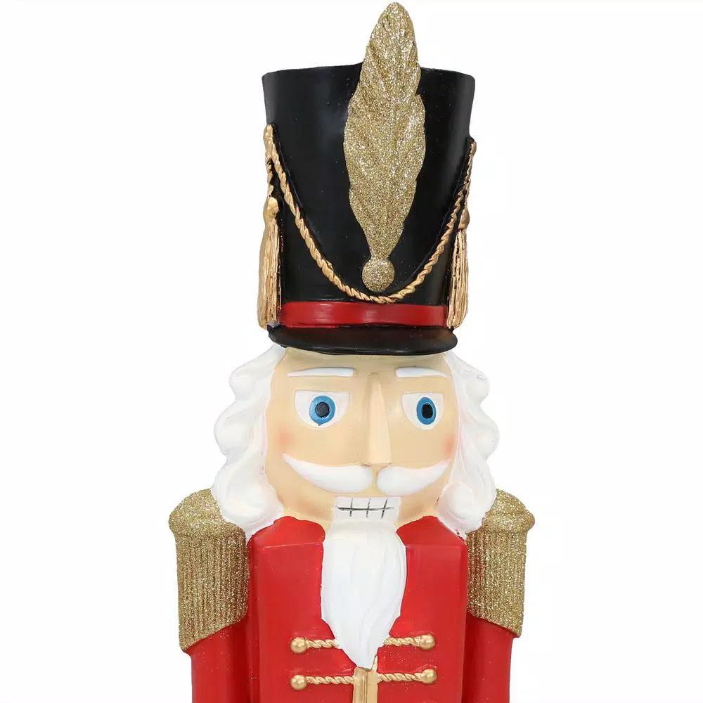 Sunnydaze Decor 37.5 in. Kristoff Nutcracker Soldier Christmas Sculpture (Set of 2)