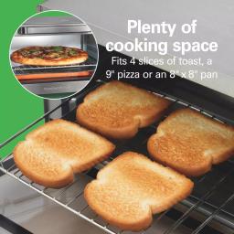 Hamilton Beach Sure-Crisp 4-Slice Air Fryer Toaster Oven, Stainless Steel thumbnail 5