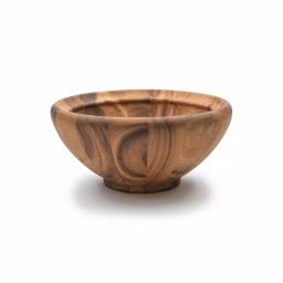Ironwood Gourmet Large Salinas Acacia Wood Salad Bowl, 12-inch Round Serving Bowl thumbnail 1