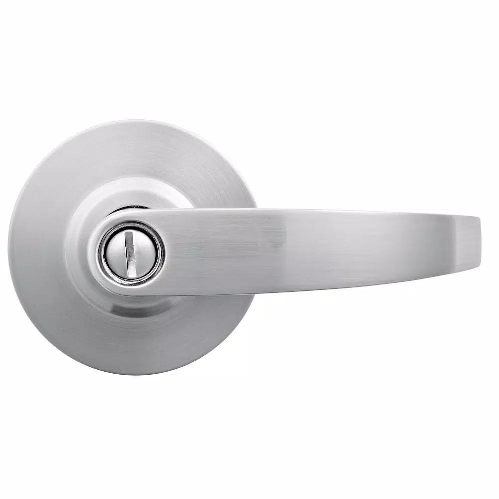 Universal Hardware Commercial Heavy Duty Vandal Resistant Privacy Lever, Satin Chrome, ANSI Grade 1