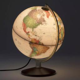 Waypoint Geographic Little Journey 10 in. Illuminated Desktop Globe with Real Wood Base thumbnail 4