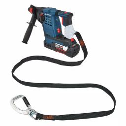 Ergodyne Squids 3129 Black Tool Lanyard with Swivel Double-Locking Carabiner, 40 lb. Capacity thumbnail 2