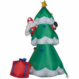 Fraser Hill Farm 20 ft. Christmas Tree Inflatable with Santa and Gifts, Pre-lit Outdoor Holiday Decoration thumbnail 8