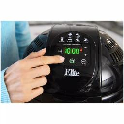 Elite Platinum 3.5 Qt. Digital Air Fryer, 6 Quick Menu Functions, Black thumbnail 4